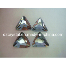 Triangle Black Diamond Glass Bead